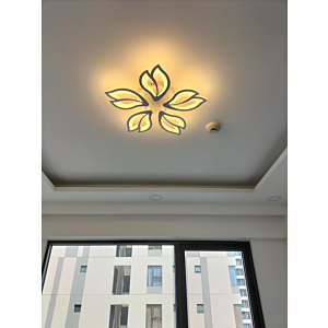 Đèn mâm ốp trần hiện đại hình cánh hoa đường kính 60cm OT37T5