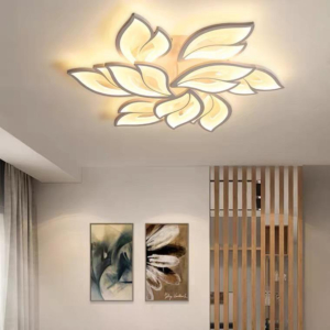 Đèn mâm ốp trần hiện đại hình cánh hoa đường kính 77cm OT37T9