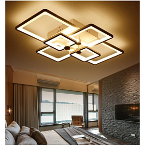 Đèn ốp trần hiện đại 6 hình vuông dài 77cm OT6026T6