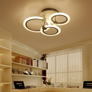 Đèn ốp trần hiện đại 3 hình tròn đường kính 45cm OT998T3