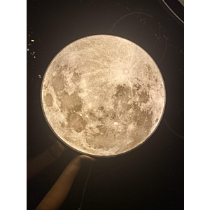 Đèn ốp trần | Treo tường mặt trăng in nổi 48cm OTA03T480