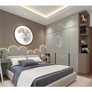 Đèn ốp trần | Treo tường mặt trăng in nổi 80cm OTA03T800