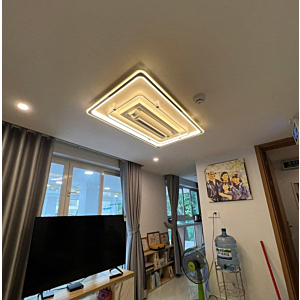 Đèn quạt hiện đại hình chữ nhật dài 1.05cm OTA41CN