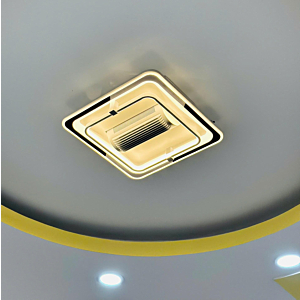 Đèn quạt hiện đại ốp trần hình vuông 50cm OTA41V