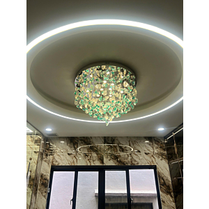 Đèn ốp trần pha lê đường kính 80cm OTPL025T800