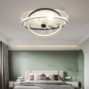 Đèn ốp trần có kèm quạt đảo đường kính 45cm OTQ03