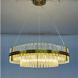 Đèn thả pha lê thanh đường kính 60cm TPL8609T2