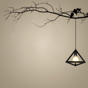 Đèn thả hình tam giác 3D TCF013C