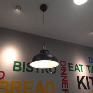 Đèn thả cafe Decor màu Đen TCF02-Den