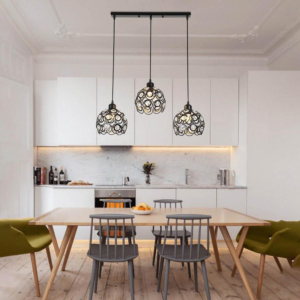 Đèn thả pha lê 3 bóng đế dài TCF33-Den-T3-Dai