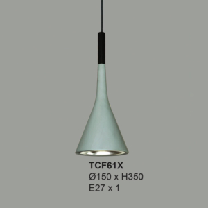 Đèn thả Decor trang trí màu Xanh TCF61Х