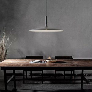 Đèn thả trần đĩa bay đường kính 36cm màu Đen TCF84-T360-Den