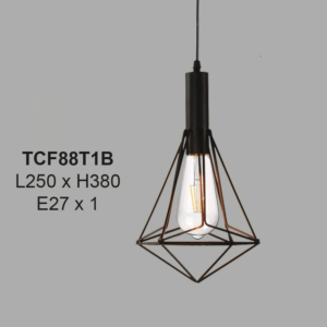 Đèn thả đơn kim loại TCF88T1B