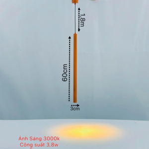 Đèn thả ống trụ màu Cam THD05B-Cam
