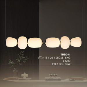 Đèn thả nghệ thuật độc đáo dài 1.2m THD201
