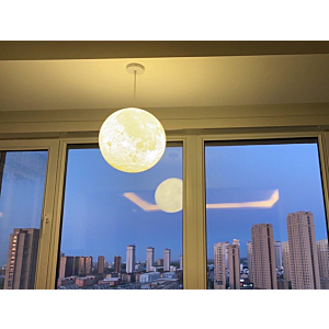 Đèn thả mặt trăng nghệ thuật đường kính 25cm THD20T250