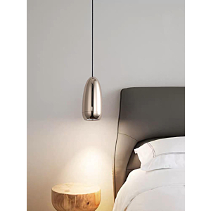 Đèn thả tăng giảm chiều dài sau khi lắp đặt màu Vàng THD23Vang