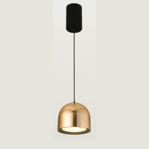 Đèn thả điều chỉnh chiều dài sau khi lắp đặt màu Vàng THD24Vang