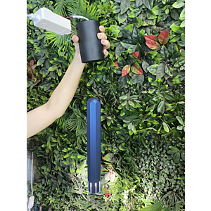 Đèn thả điều chỉnh chiều dài sau khi lắp đặt màu Xanh THD26Xanh