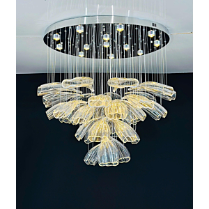 Đèn mâm pha lê ốp trần đường kính 80cm THD32