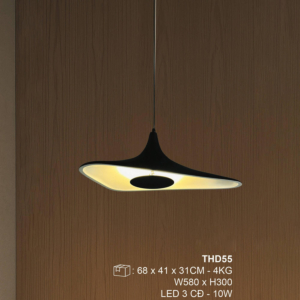 Đèn thả hình mũ ánh sáng 3 chế độ THD55