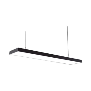 Đèn thả hình chữ nhật dài 1.2m màu đen ánh sáng trắng THD7048Den