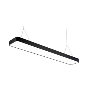 Đèn thả hình chữ nhật dài 1.2m màu đen ánh sáng trắng THD7049N1200Den