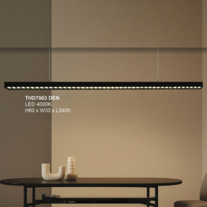 Đèn thanh thả bàn màu Đen dài 2.4m THD7063Den