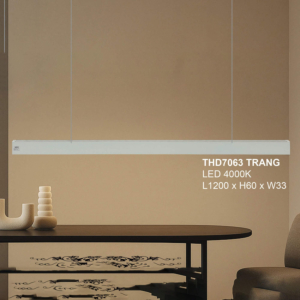 Đèn thanh thả bàn màu Trắng dài 1.2m THD7063Trang