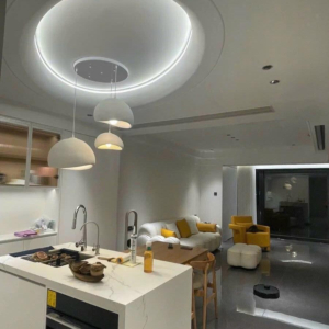 Đèn Thả Trần Nghệ Thuật Dáng Vỏ Sò Độc Đáo đường kính 40cm THD85T400