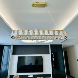 Đèn thả pha lê Led dài 1m THD876N1000