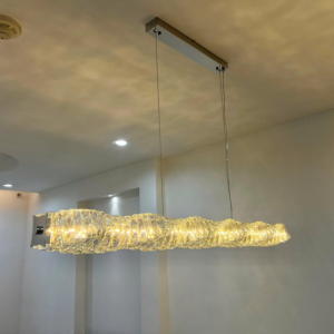 Đèn thả pha lê Led 2 thanh dài 1.2m TPL12N1200