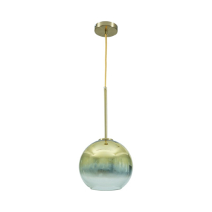 Đèn thả đơn đường kính 20cm Màu Vàng chóa Thủy tinh TT17T1V