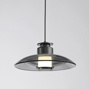 Đèn thả hiện đại thủy tinh chao khói TT47/KHOI