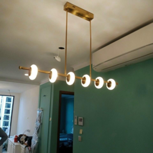 Đèn thả dài 6 bóng pha lê cao cấp dài 1m TTK108N6