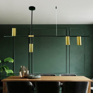 Đèn thả 4 bóng led màu vàng đồng TTK110N4