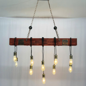 Đèn thả Decor mộc 10 bóng Led Edison TTK38