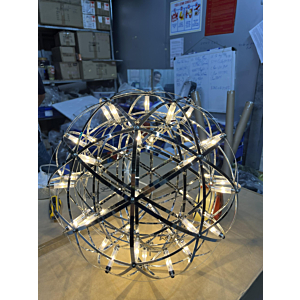 Đèn thả cầu Inox bạc 42 bóng đường kính 40cm TTK59-T400