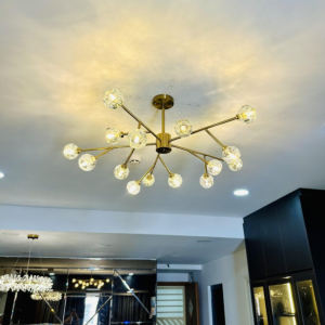 Đèn thả pha lê 15 tay TTK64T15