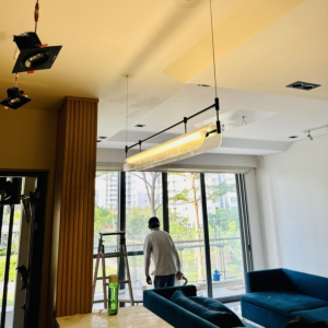 Đèn thả Decor Mica uốn mềm mại dài 1.2m TTK89