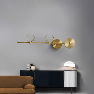 Đèn Tường Trang Trí Hình Gạc Nai Đồng Cao Cấp VK111