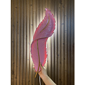 Đèn Tường Trang Trí Hình Lông Vũ Hồng Sang Trọng VK118H