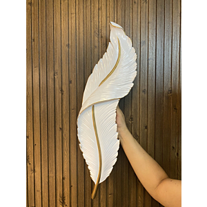Đèn Tường Trang Trí Hình Lông Vũ Trắng Sang Trọng VK118T