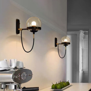 Đèn Tường Decor Hiện Đại Với Chao Kính Sang Trọng VK89