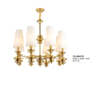 Đèn chùm hợp kim phong cách tân cổ điển CH-6647/8
