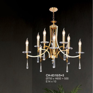Đèn chùm nến 10 tay CH-8310/5+5