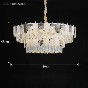 Đèn trần pha lê lá CPL-510565/800