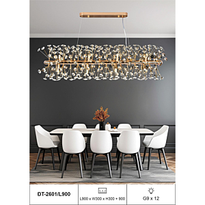 Đèn thả pha lê DT-2601/L900