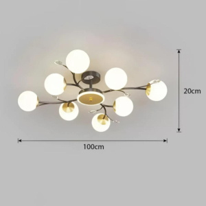 Đèn bóng cầu trắng mờ DT-H287/8