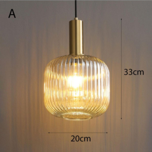 Đèn màu hổ phách thả bàn DT-RH001/A